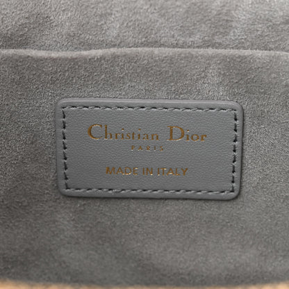 Christian Dior Lambskin Cannage Small Diortravel Vanity Case Grey 6 of 11