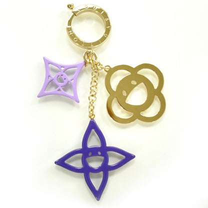 Louis Vuitton Brass Enamel Cosmic Blossom Bag Charm Violet 1 of 4