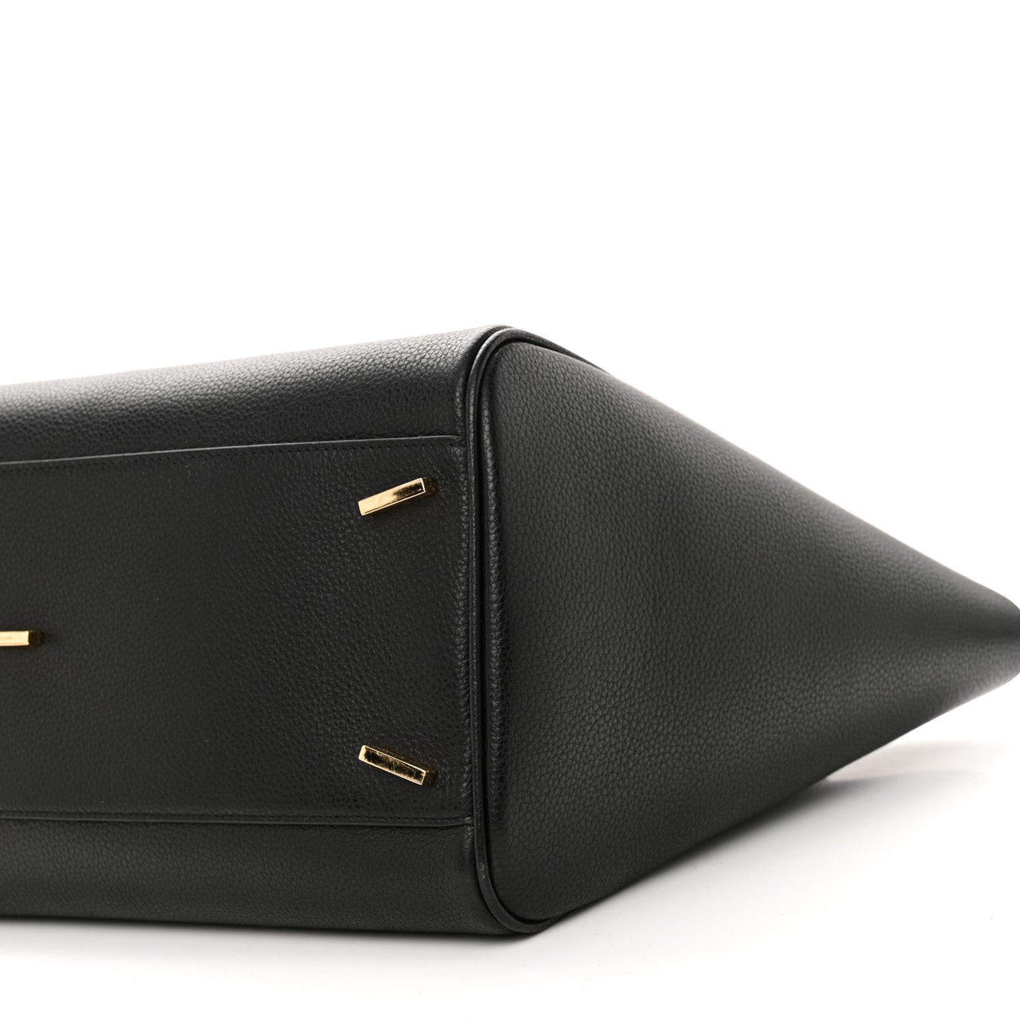 Hammered Calfskin XL East West Tote Bag Black