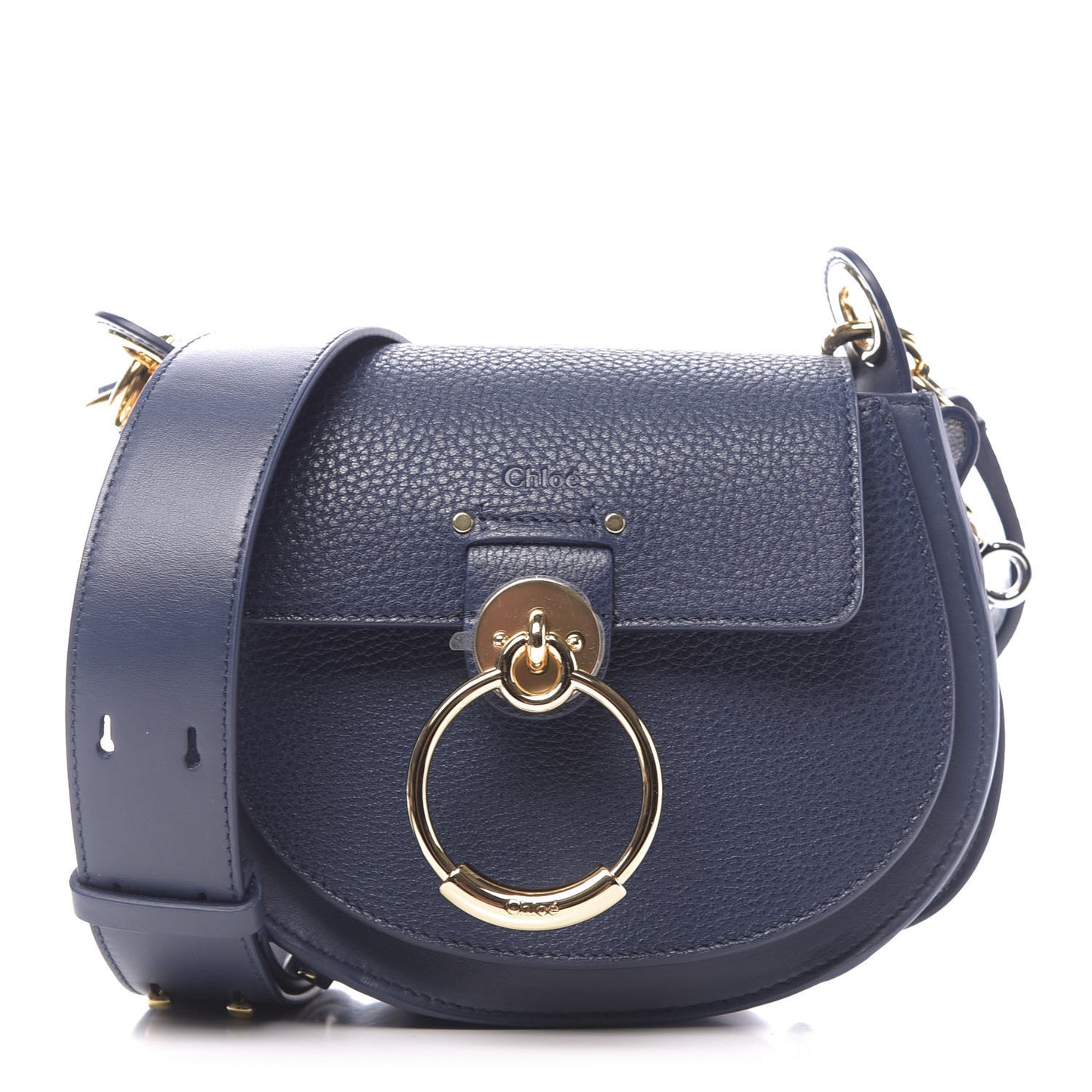 Calfskin Small Tess Bag Deep Ocean Blue