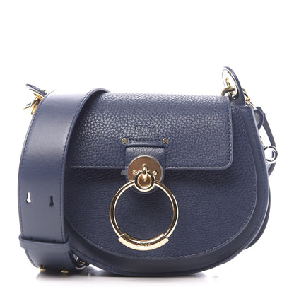 Chloe Calfskin Small Tess Bag Deep Ocean Blue 1 of 11