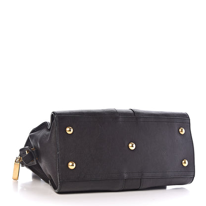 Saint Laurent Sheepskin Small Cabas ChYc Black 4 of 14