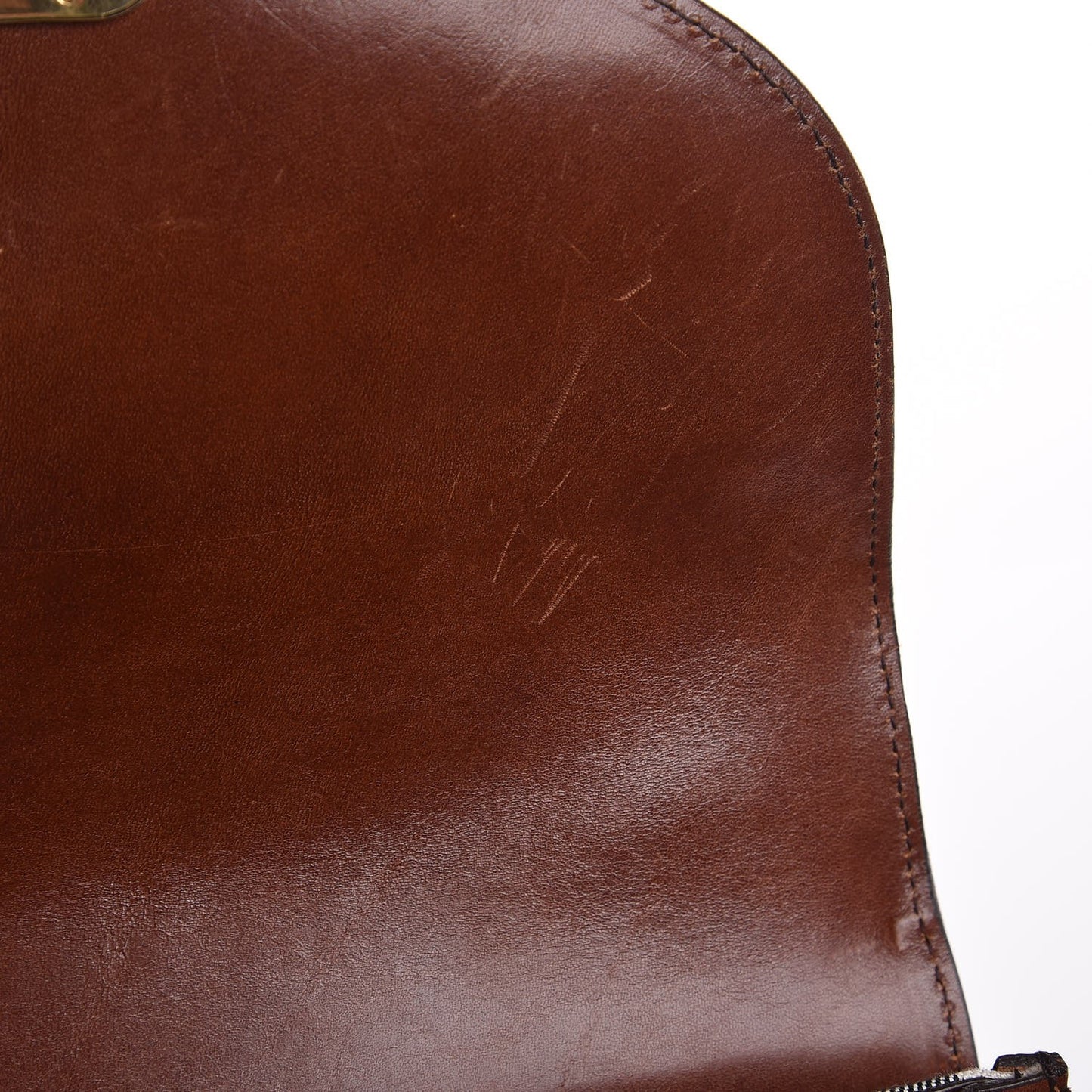 House Check Bridle Calfskin Small Abbott Crossbody Bag Tan