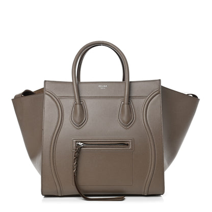 Celine Baby Grained Calfskin Medium Phantom Luggage Taupe 1 of 4
