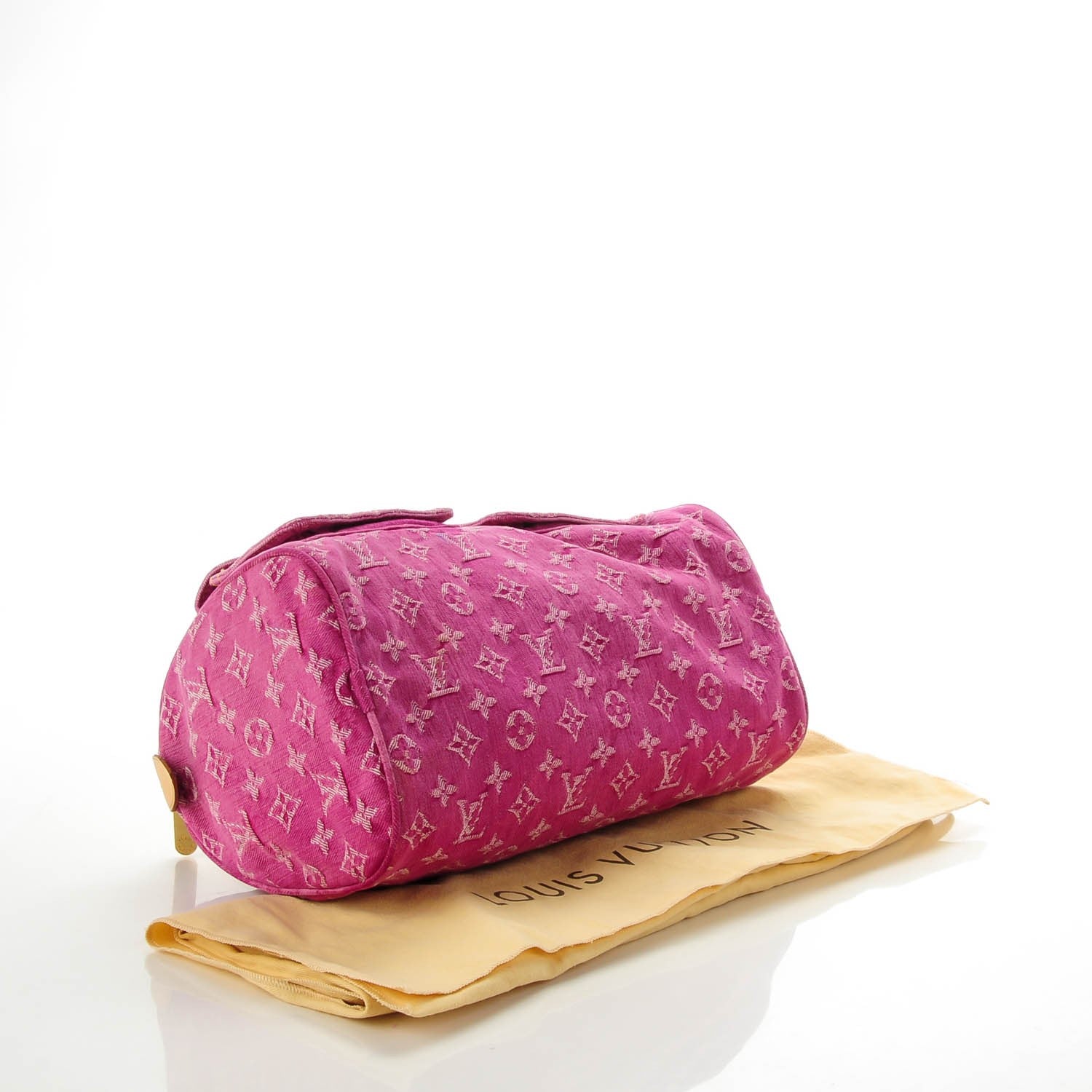 Louis Vuitton Monogram Denim Neo Speedy Fuchsia 4 of 7