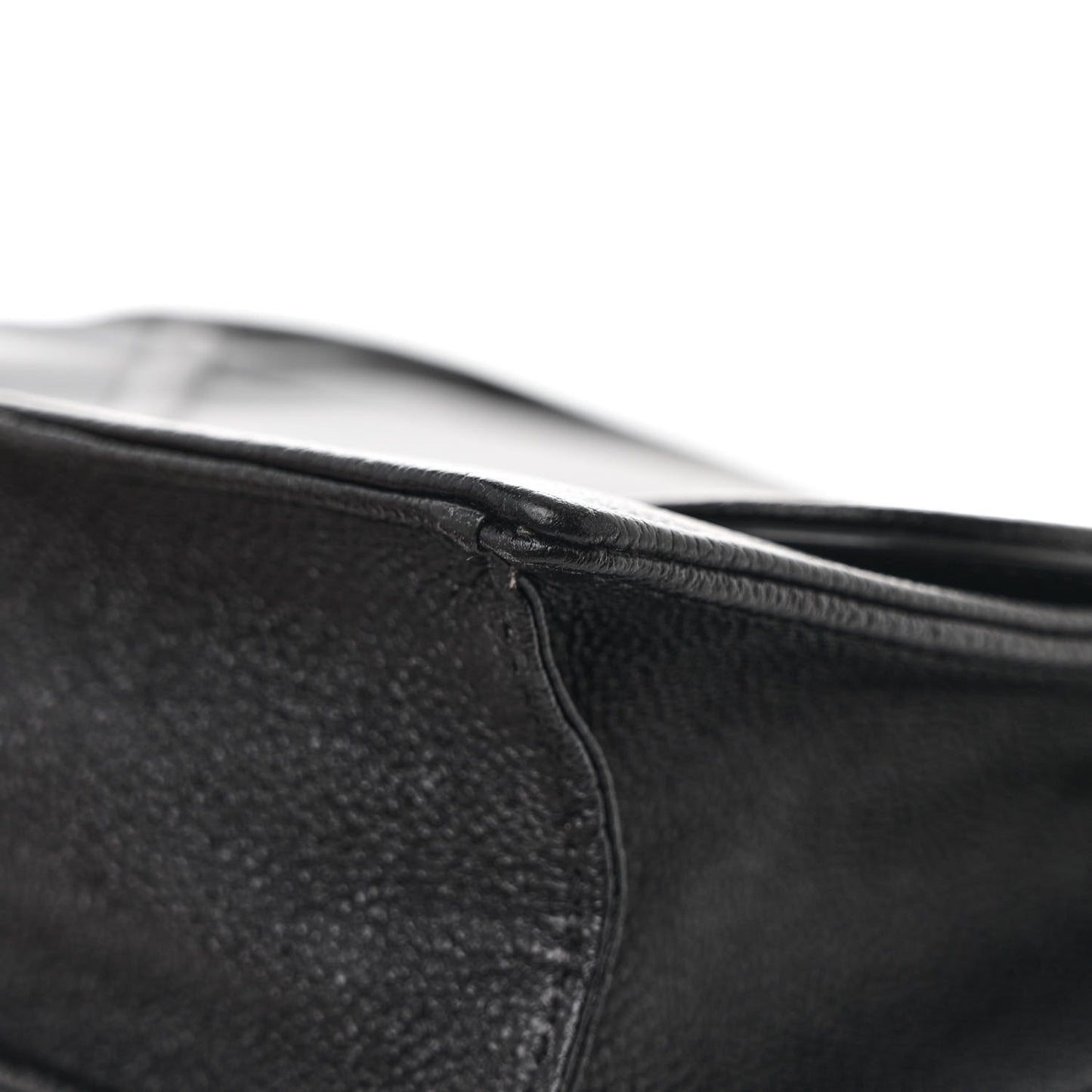 Grained Calfskin Diorama Satchel Black