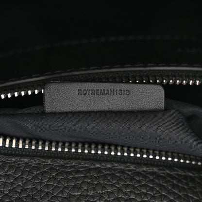 Burberry Grainy Calfskin Embossed Bruno Messenger Black 8 of 17