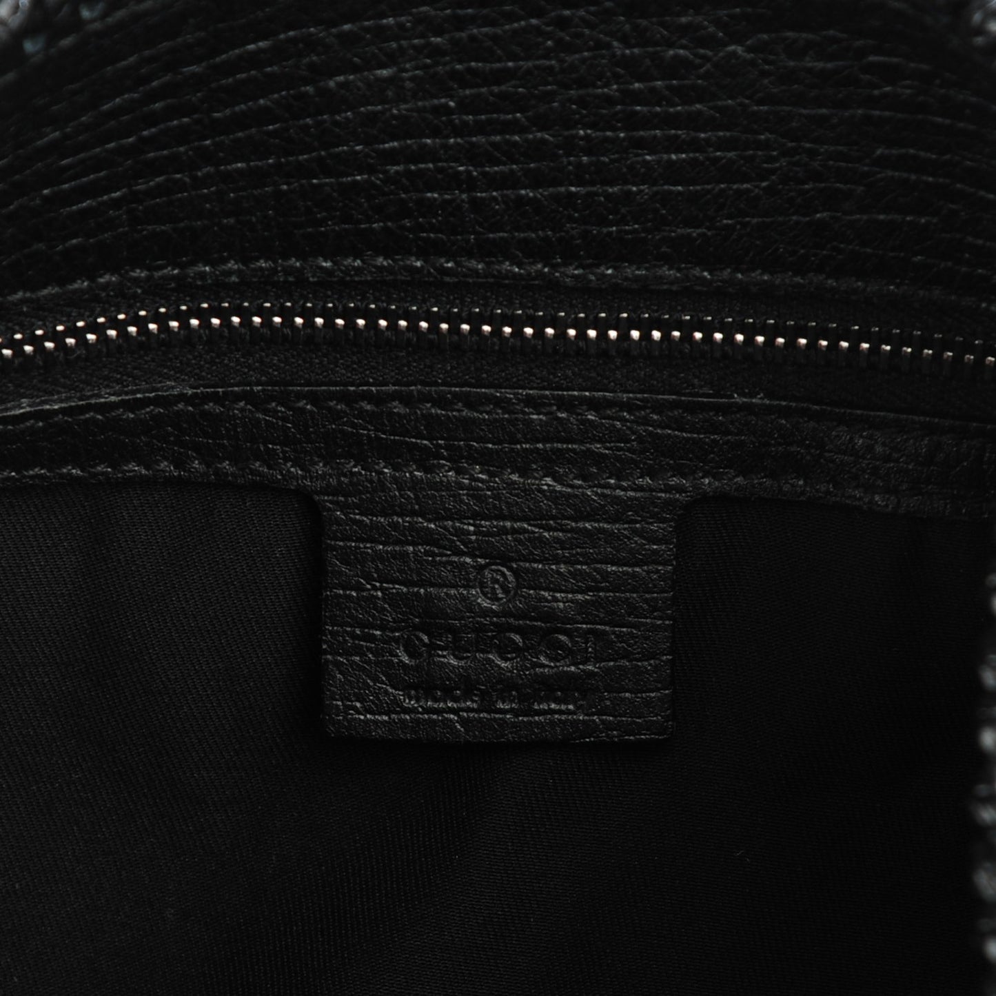 Monogram Large Horsebit Chain Hobo Black