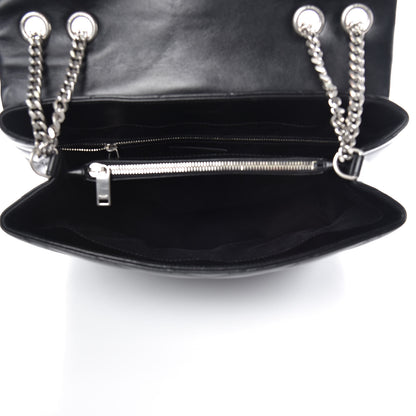 Saint Laurent Calfskin Y Quilted Monogram Medium Loulou Chain Satchel Black 5 of 11