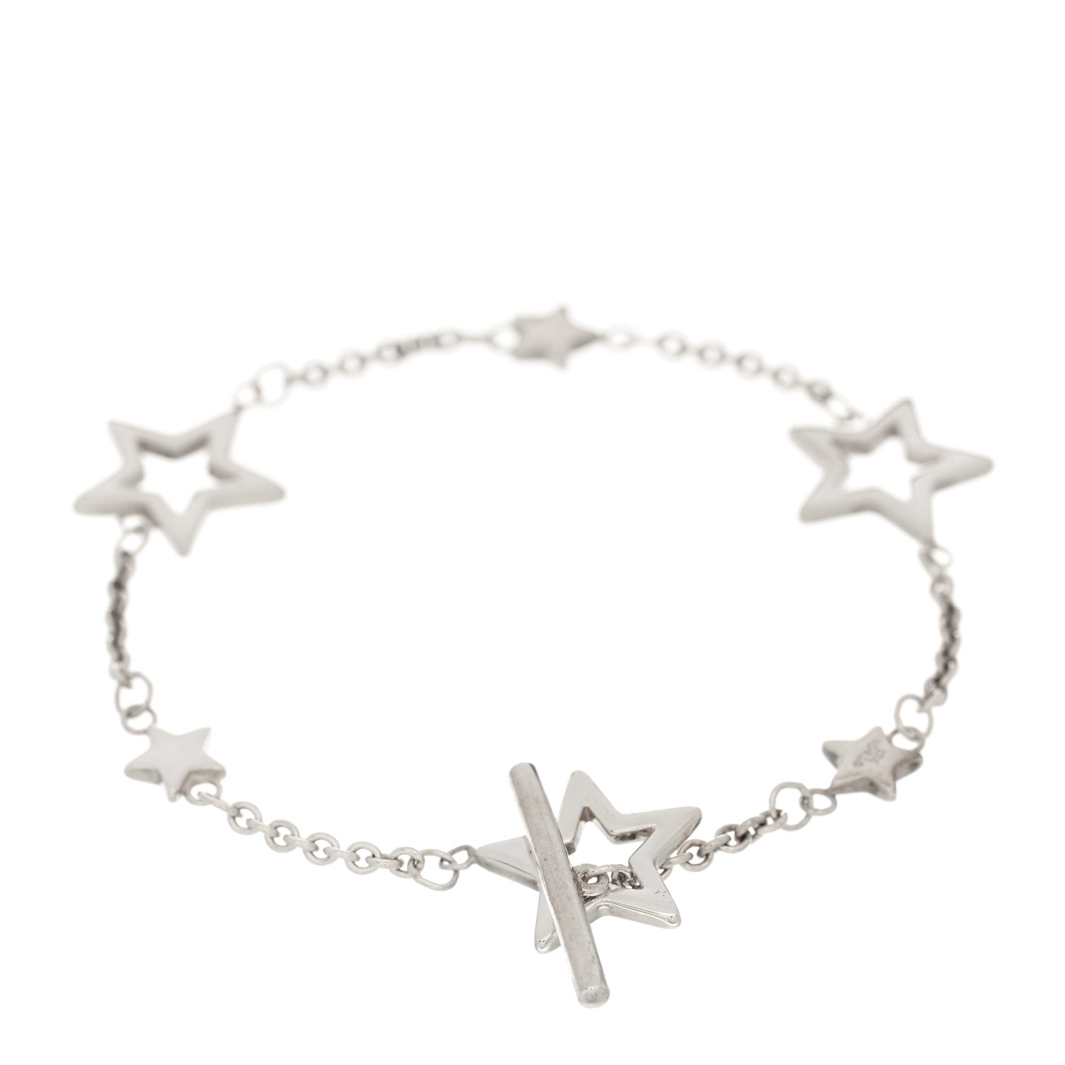 Tiffany Sterling Silver Star Toggle Bracelet 2 of 4