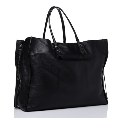 Balenciaga Supple Calfskin Papier A4 Zip Around Tote Black 3 of 24