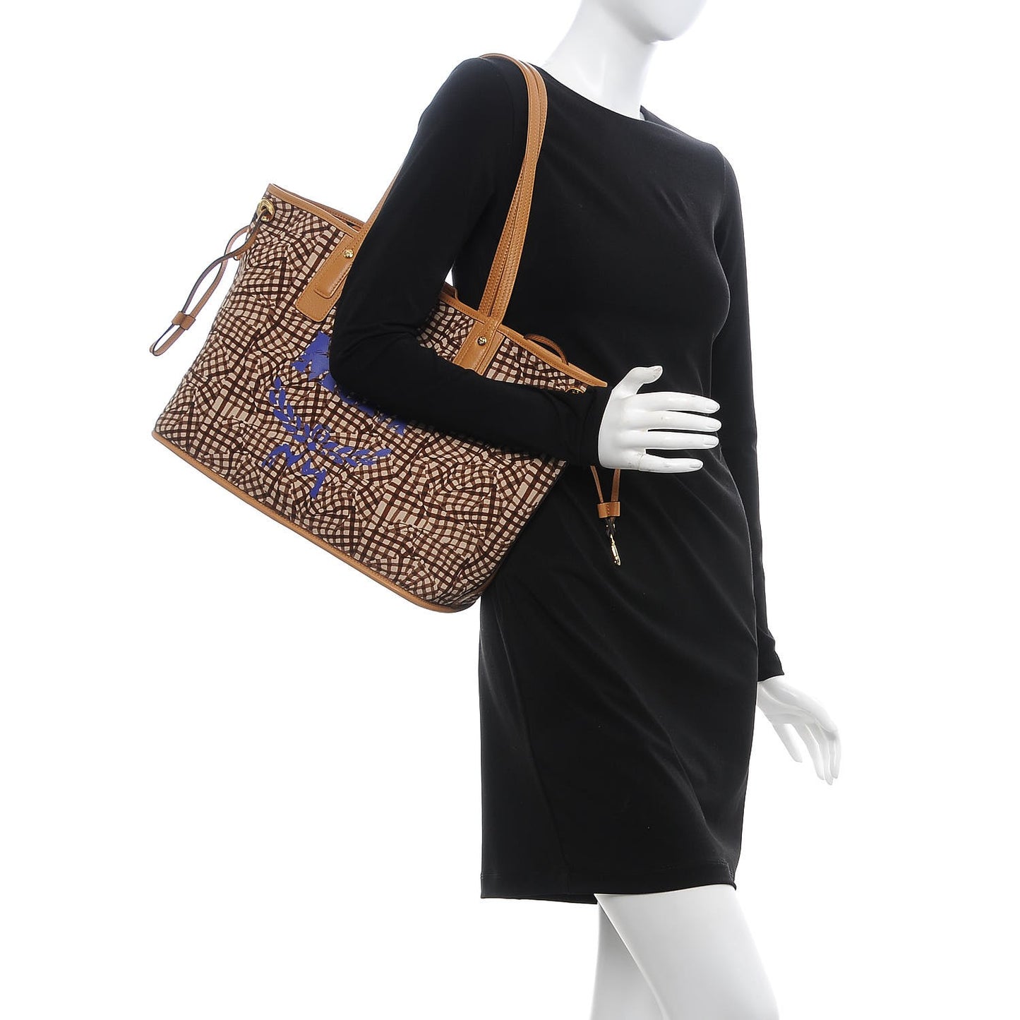 Visetos Medium Liz Reversible Shopper Tote Cognac