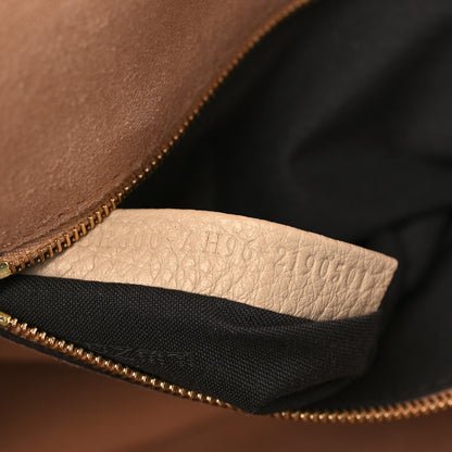 Fendi Curly Sheepskin Cuoio Romano Selleria Medium Baguette Plaster Panna 6 of 8