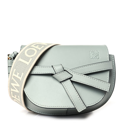 Loewe Calfskin Jacquard Mini Gate Dual Bag Ash Grey 1 of 9