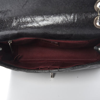 Chanel Crumpled Grained Calfskin Medium CC Crave Flap Black 5 of 15
