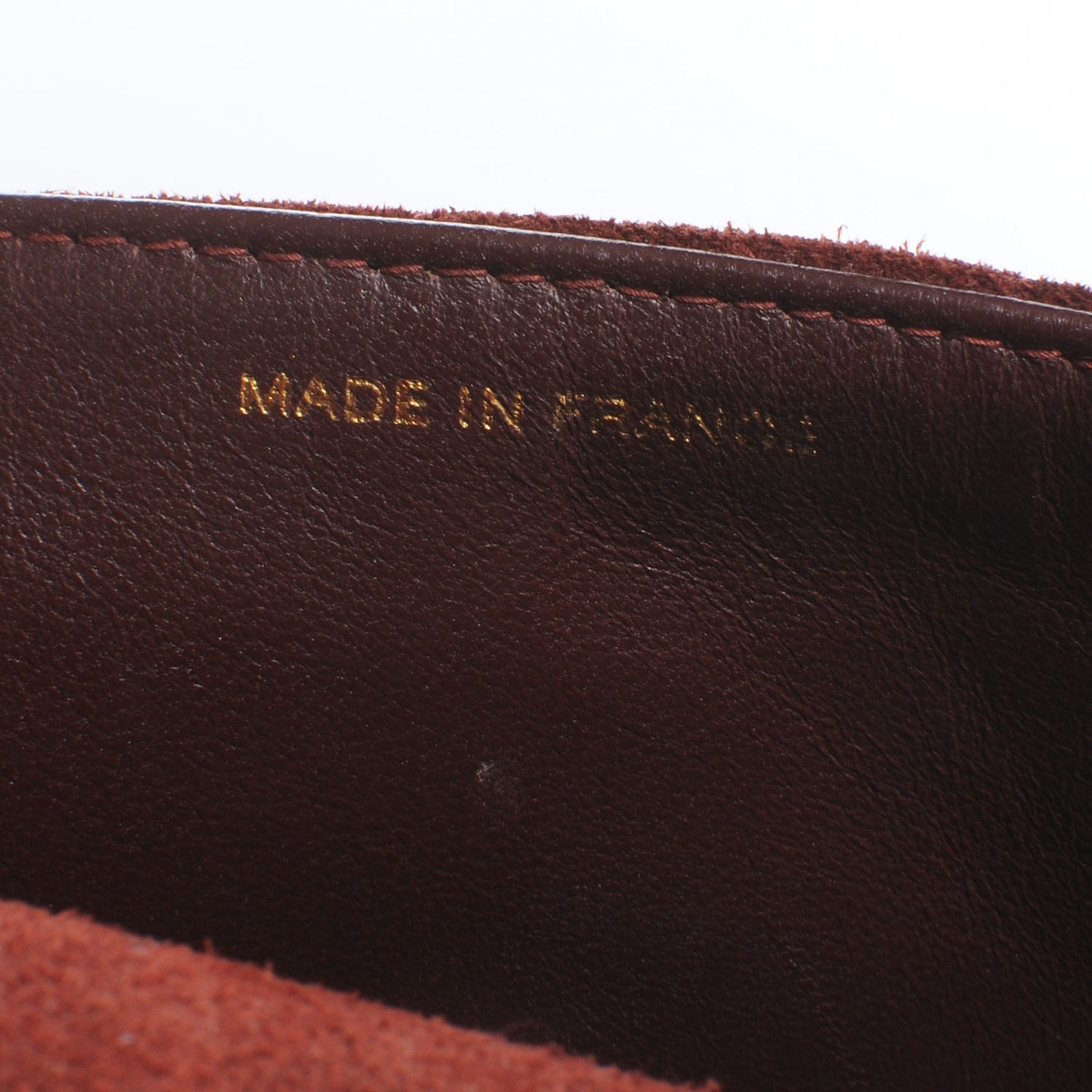 Chanel Suede Quilted Mini Flap Bordeaux 11 of 11