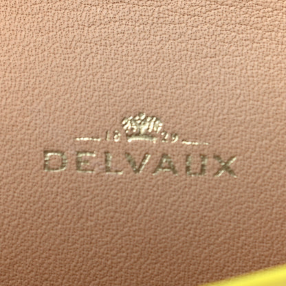 Delvaux Patent Calfskin Mini Brillant Bag Charm Yellow 4 of 5