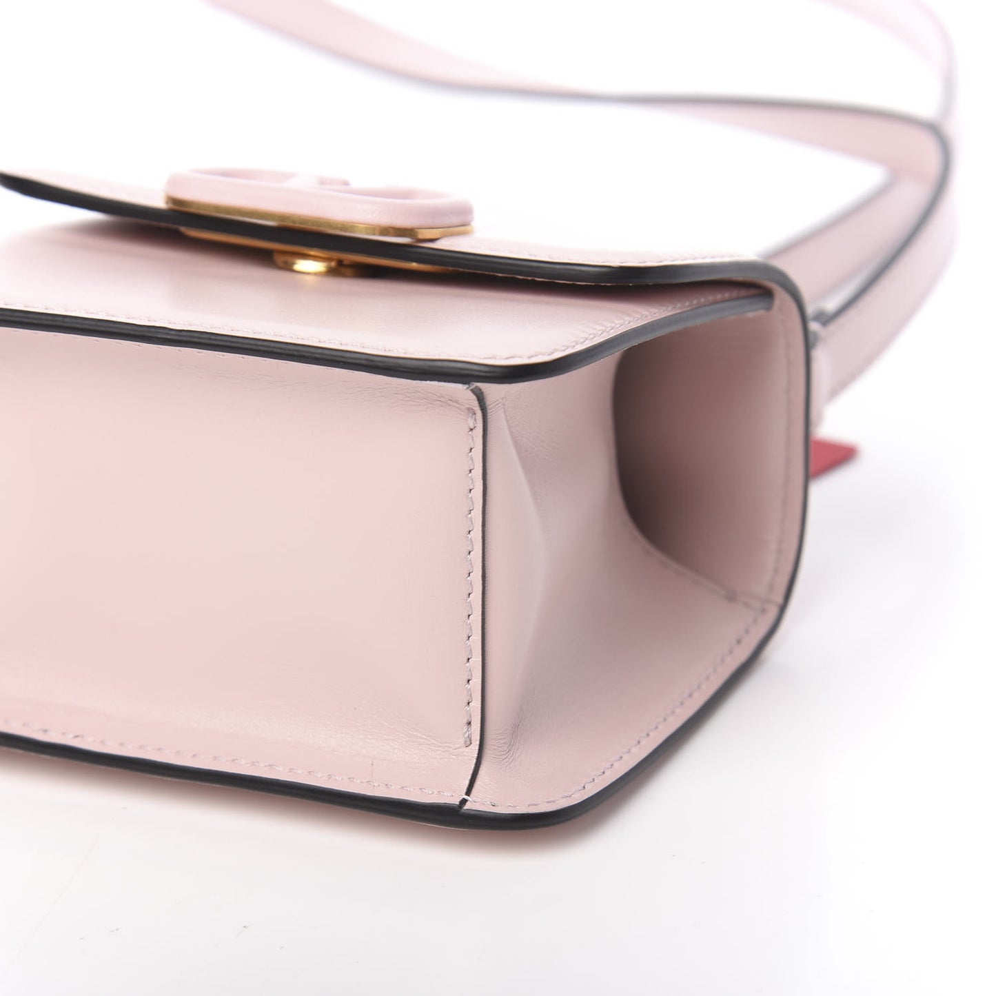 Smooth Calfskin Micro VSling Shoulder Bag Rose Quartz