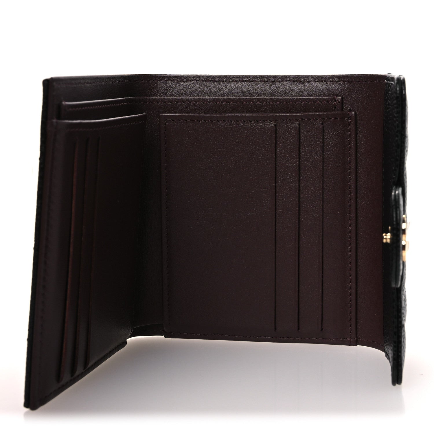 Chanel Caviar Quilted Compact Flap Wallet Black 5 of 10