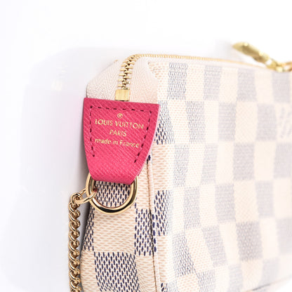 Louis Vuitton Damier Azur 2015 Christmas Animation Mini Pochette Accessories 6 of 8