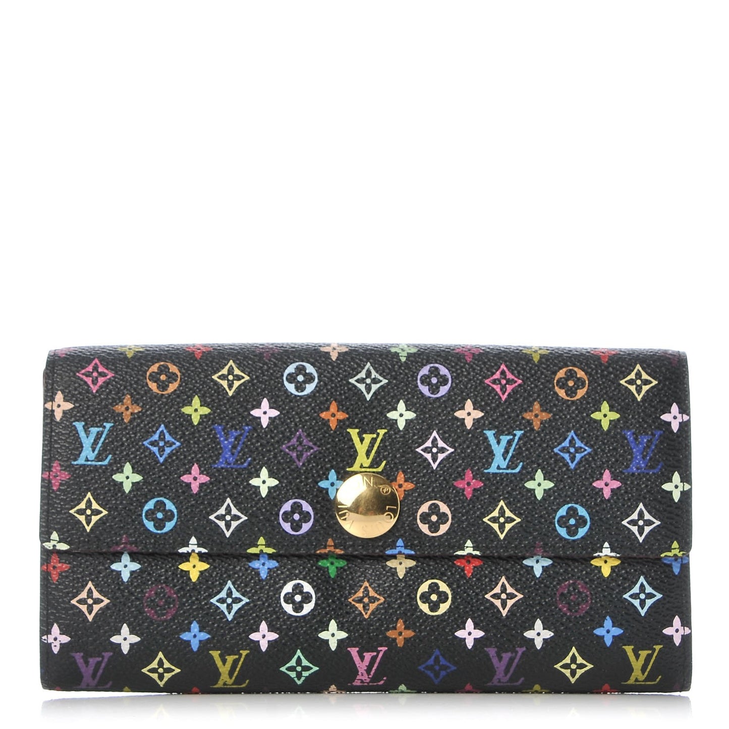 Monogram Multicolor Sarah Wallet Black Grenade