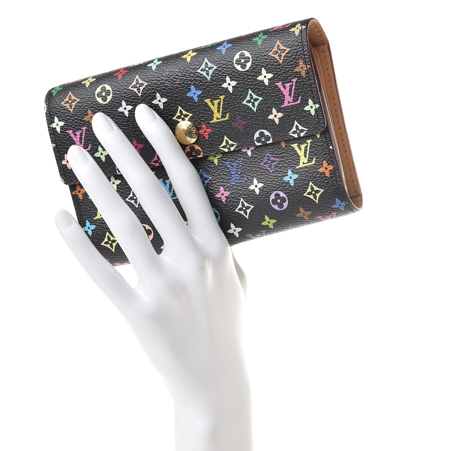 Monogram Multicolor Alexandra Wallet Black