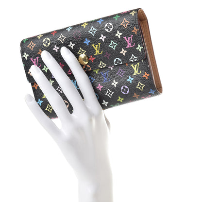 Louis Vuitton Monogram Multicolor Alexandra Wallet Black 2 of 11