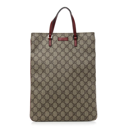 Gucci GG Plus Monogram Vertical Tote Red 1 of 9