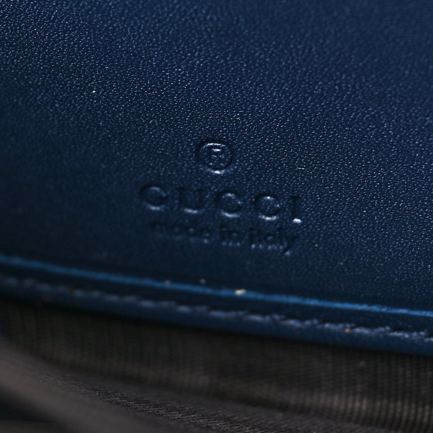 Gucci Denim Matelasse Floral Embroidered GG Marmont Zip Around Wallet Blue 6 of 8