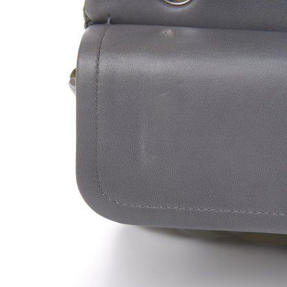 Chanel Patent Calfskin Quilted Medium Double Flap Grey 13 of 14