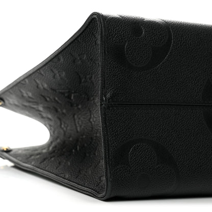 Louis Vuitton Empreinte Monogram Giant Onthego MM Black 8 of 13