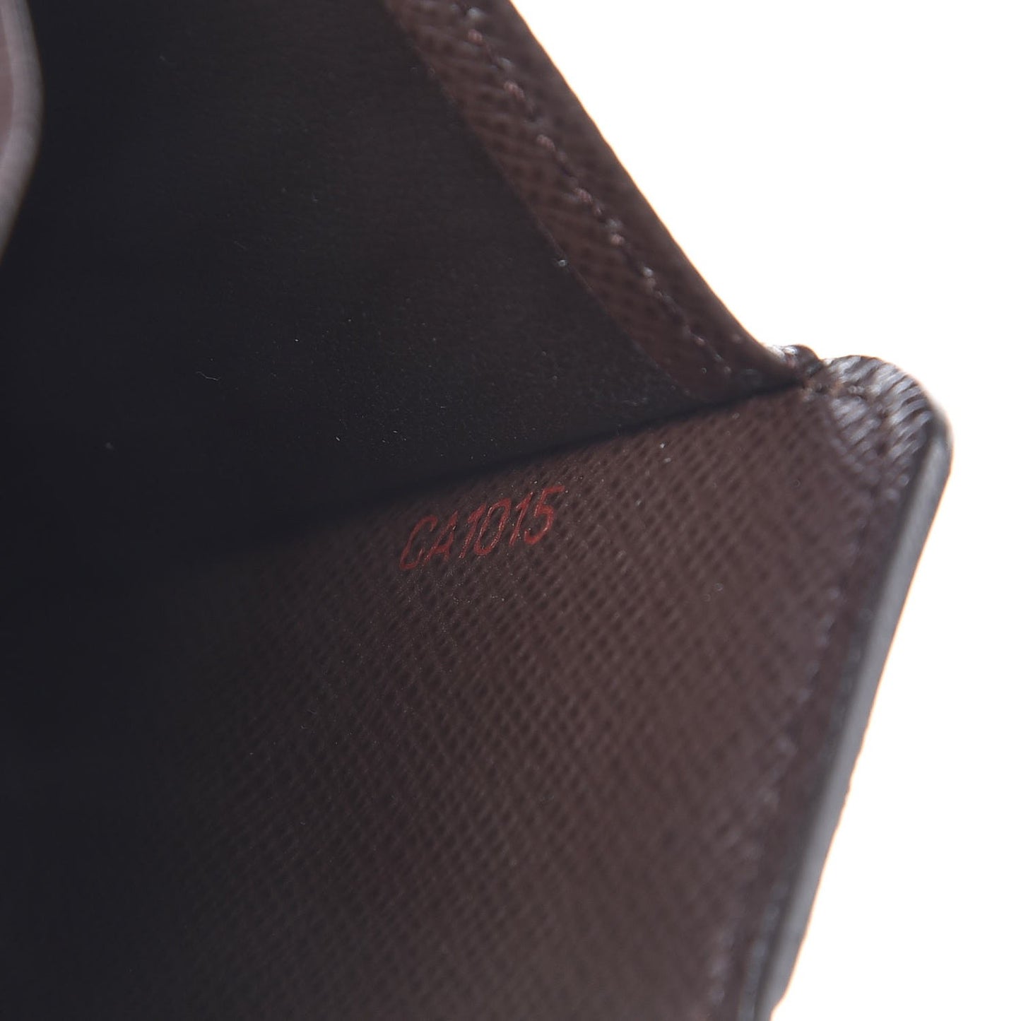 Damier Ebene Zippe Zipped Compact Wallet