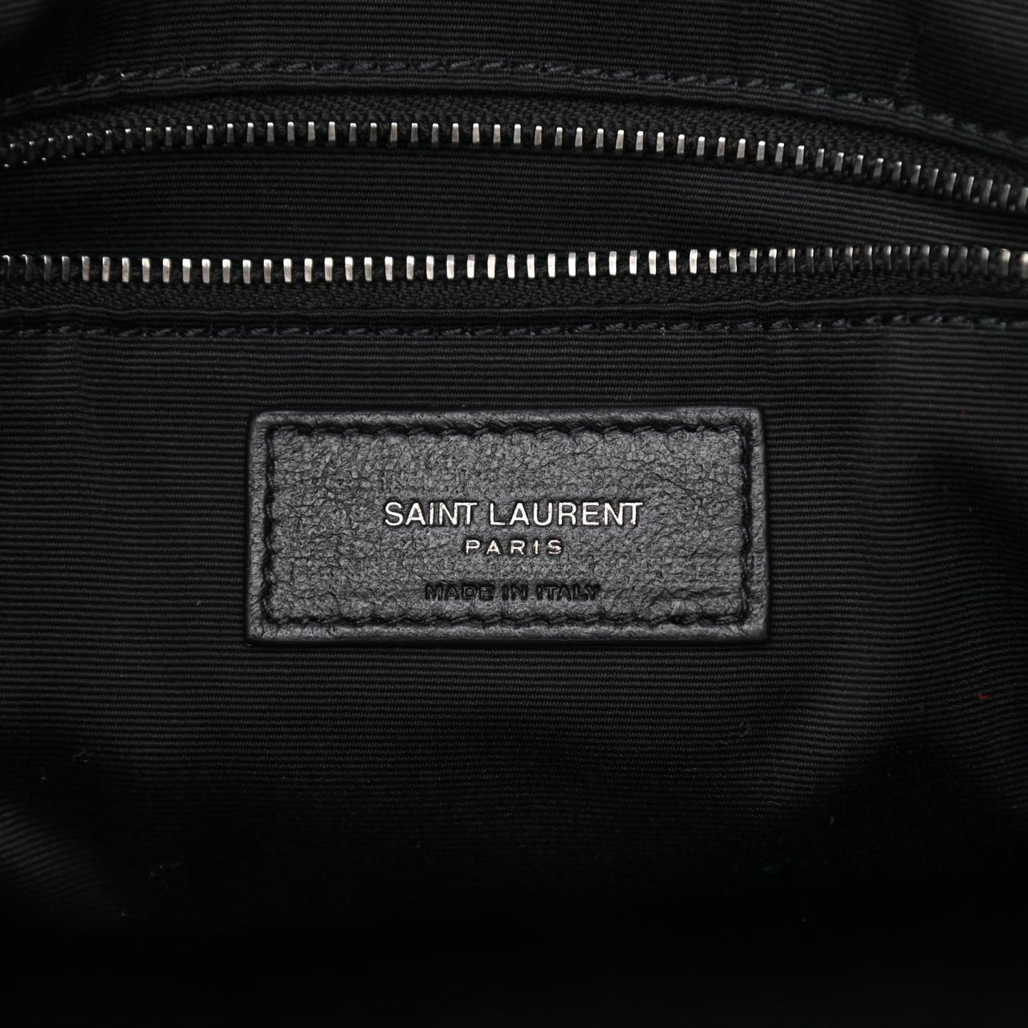 Crinkled Calfskin Matelasse Monogram Medium Niki Shopper Tote Black