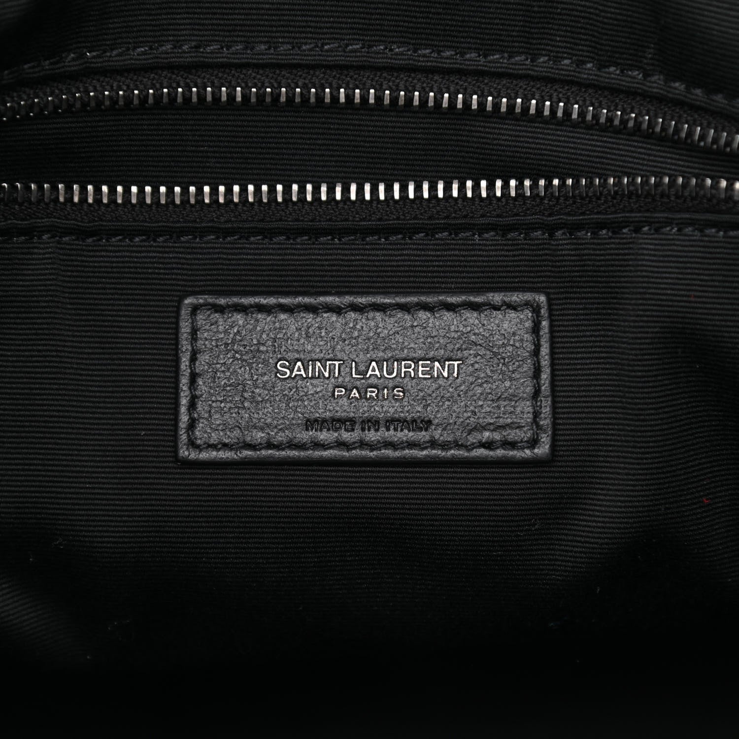 Saint Laurent Crinkled Calfskin Matelasse Monogram Medium Niki Shopper Tote Black 6 of 8