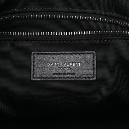 Saint Laurent Crinkled Calfskin Matelasse Monogram Medium Niki Shopper Tote Black 6 of 8