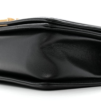 Chanel Caviar Quilted Medium Boy Flap Black 10 of 13