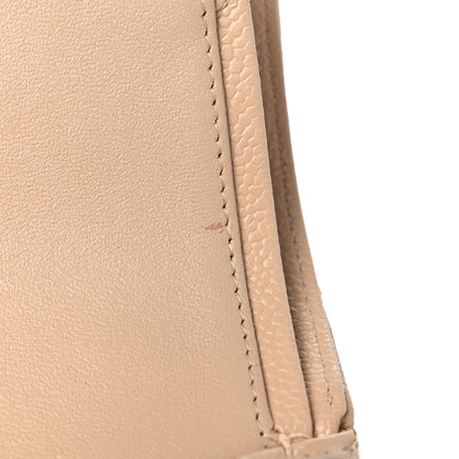 Chanel Caviar Quilted Medium Double Flap Beige 10 of 12