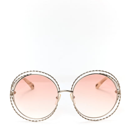 Chloe Metal Carlina Oversize Round Sunglasses CE114ST 2 of 6