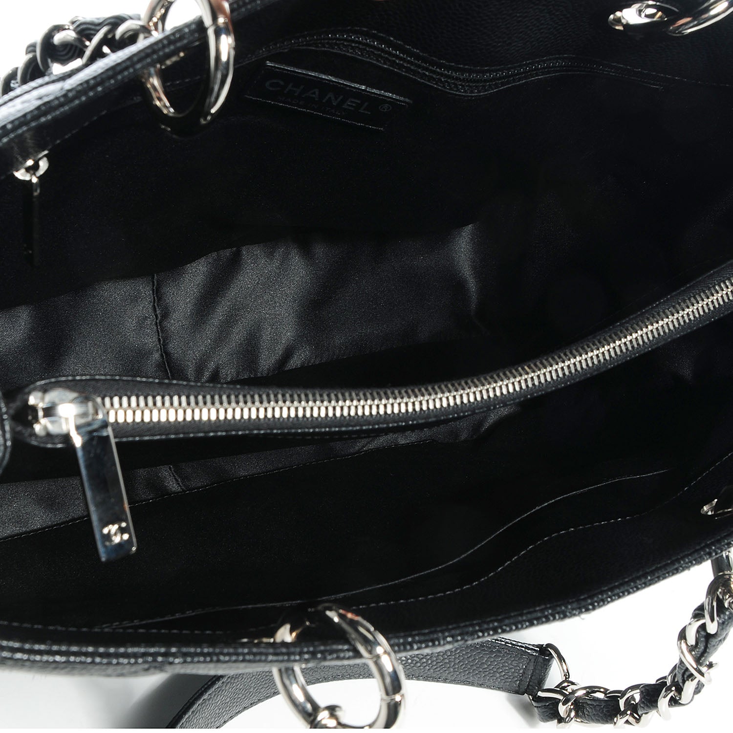 Chanel Caviar Grand Shopping Tote GST Black 5 of 8