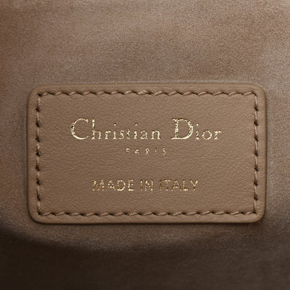 Christian Dior Calfskin Macro Cannage Medium Book Tote Taupe 6 of 10