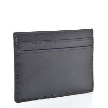 Saint Laurent Calfskin Monogram Credit Card Case Dark Notte 3 of 8