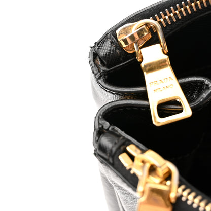 Prada Saffiano Lux Extra Large Galleria Double Zip Tote Black 12 of 12