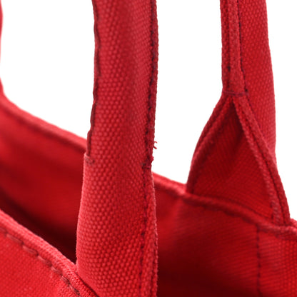 Prada Canapa Small Logo Tote Rosso 10 of 10