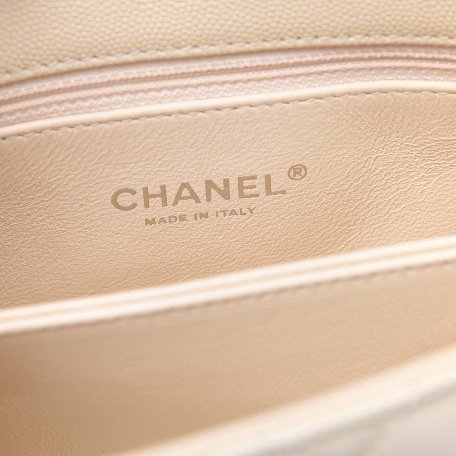 Chanel Caviar Lizard Quilted Mini Coco Handle Flap White 6 of 11