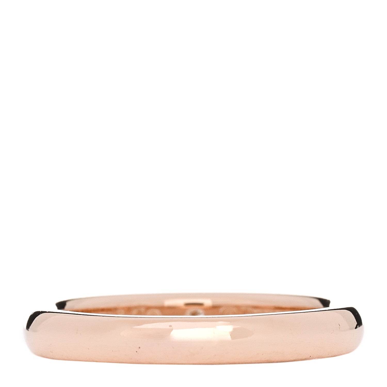 Tiffany 18K Rose Gold Diamond Elsa Peretti Band Ring 50 5.5 3 of 5