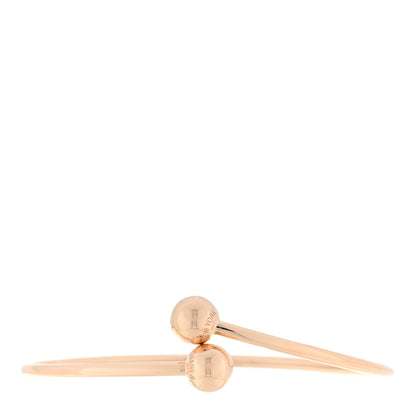 Tiffany 18K Rose Gold 8mm HardWear Ball Bypass Bracelet 1 of 3