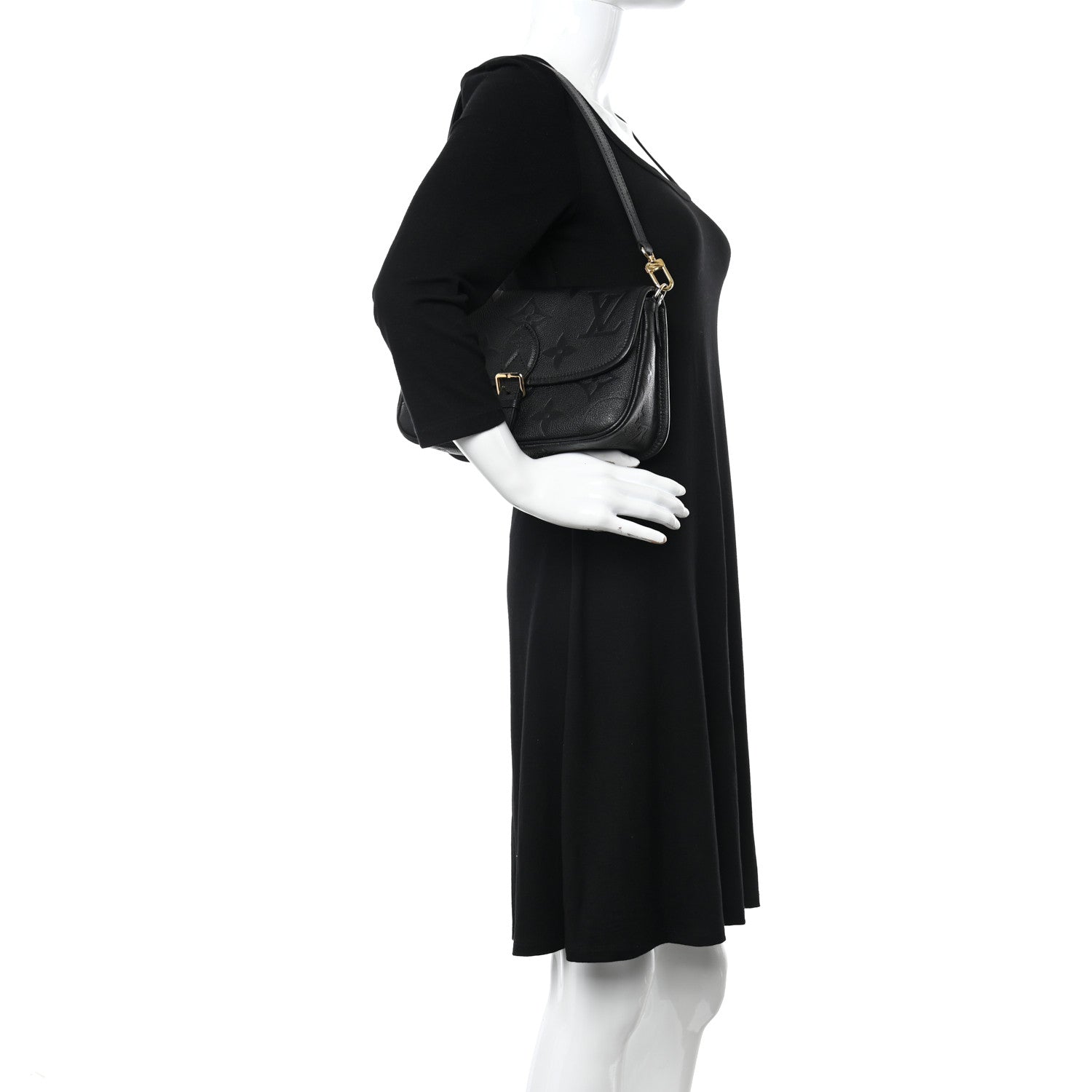 Louis Vuitton Empreinte Monogram Giant Diane Black 2 of 11