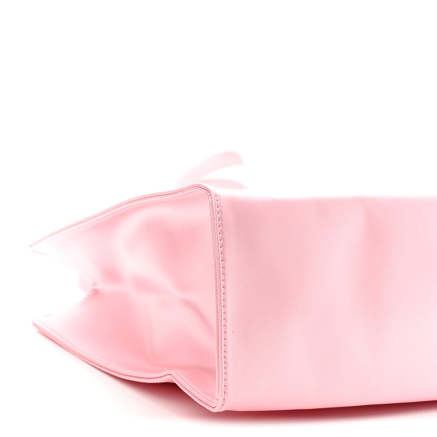 Metallic Vegan Leather Medium Shopping Bag Ballerina