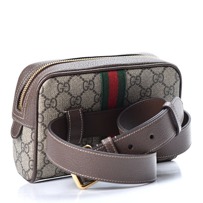 Gucci GG Supreme Monogram Web Small Ophidia Belt Bag 85 34 Dark Brown 2 of 10