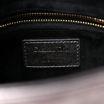 Christian Dior Lambskin Cannage Small My ABCDior Lady Dior Metallic Grey 6 of 11